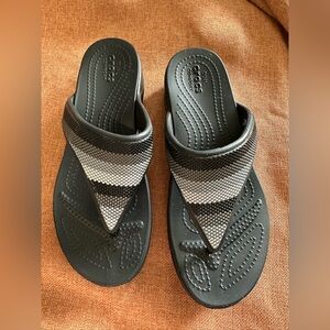 Croc sandals